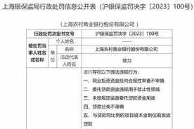 上海农商行12月连收7张罚单总金额超350万，高管薪酬不降反增图片