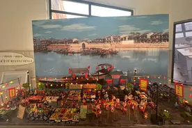 还原望城年俗大街，长沙小学生造面塑作品带你穿越时空图片