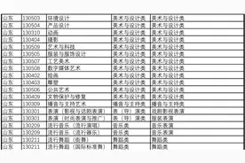 2025艺考招生|上海视觉艺术学院确定艺术类专业山东省省级统考子科类对照关系图片
