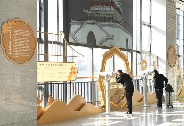 进站即“穿越”！西安站将盛唐十二坊“搬”进候车厅