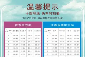 请注意！国庆假期广州地铁14号线、21号线运营有调整图片