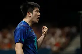 樊振东逆转战胜张本智和，晋级男单四强图片