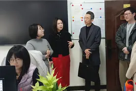 河南广播电视台法治频道来中国甘肃网考察“鼎立信”项目图片