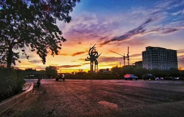 图说丨河南睢县：落霞满天夕阳红