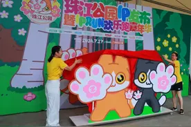 “猫宁”与“古奈”，珠江公园迎来两位“猫咪居民”图片