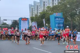 畅跑“海丝”路  1.5万跑友竞逐2023晋江马拉松赛图片