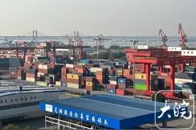 新时代新征程新伟业｜芜湖港：实现对全省主要外贸集装箱生成地的覆盖图片