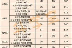 最高8.36:1！刚刚，杭州民办小学和民转公学校派位比出炉图片