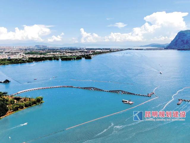 滇池草海第三座浮桥预计9月下旬建成！