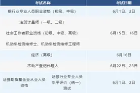 提醒！6月有这些考试，别错过！图片