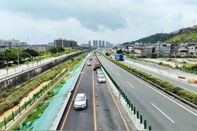 完成首次交通转换！长深高速改扩建河源段进入“快车道”图片