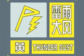 下班早回家！济南雷雨大风黄色预警信号已发布！图片
