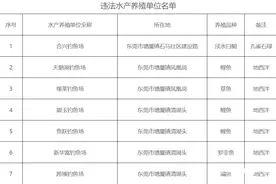 使用违禁药物，东莞13家水产养殖单位被罚，9家在这个镇图片