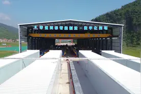 湖南首个智能制造数字化梁场在零道高速（双牌段）四标项目投产图片