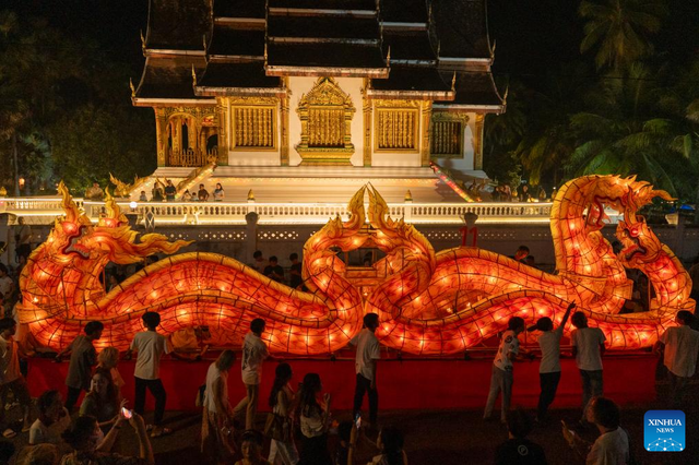 Boun Lai Heua Fai held in Luang Prabang, Laos