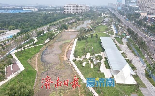 “杨家河公园”施工区域围挡拆除，将于近期正式对外开放