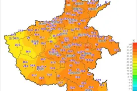 高温橙色预警！河南多地气温达40℃+,警惕爆胎风险图片