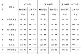 春运期间，东莞地铁2号线将延长运营服务时间图片