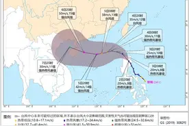 台风“摩羯”瞄准海南了？最强可达16级！台风最新动态路径图→图片