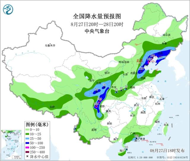 大到暴雨下两天！后面还有两轮降雨，好消息是高温终于要减弱了