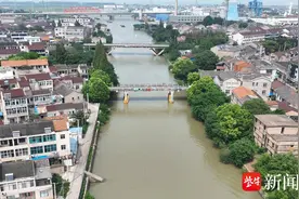 江苏常州德胜河航道整治工程开工图片