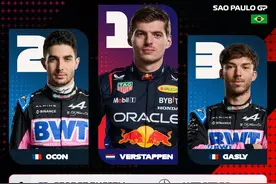 第17位起步最终夺冠，混乱雨战中，维斯塔潘F1巴西站登顶图片