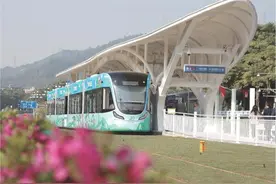 广州黄埔有轨电车2号线北段今开通图片