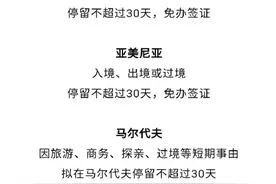 收藏！这些地方对中国游客免签或落地签图片