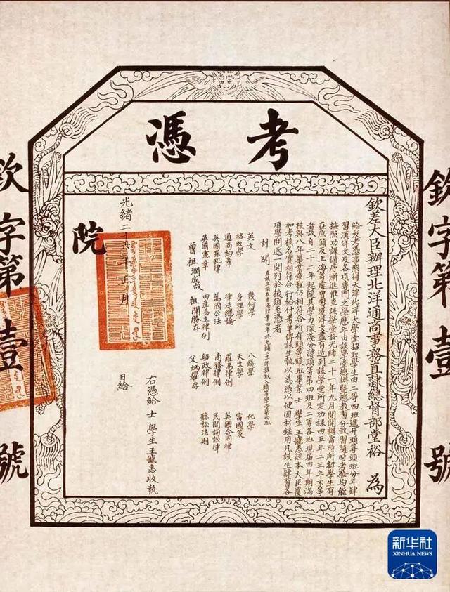 时光相册丨从中国第一批本科生毕业、第一张大学毕业文凭……看百卅天大的“第一”印记