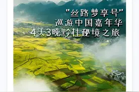 售价近2万，每班限乘52位，高端旅游专列“丝路梦享号”驶入贵州图片