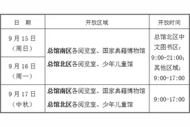 注意，国家图书馆中秋节开馆安排来了图片