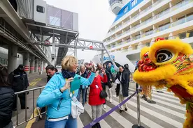 中国邮轮母港新纪录！吴淞口国际邮轮港单日入境外籍游客超4800人图片