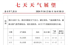 泰安即将迎来30度高温！穿T恤花裙，但温差大需留意！图片