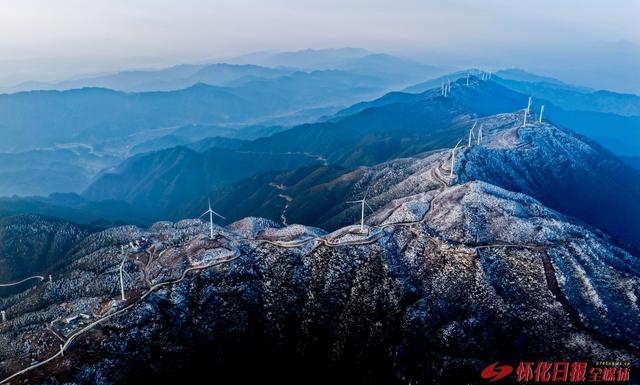 图说 | 赴西晃山之约，看雾凇云海共舞