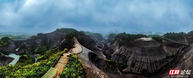 【每日一图@湖南】雾起高椅岭：闯入一场丹霞山水画的梦境时刻