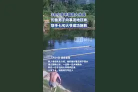 湖南娄底三男童不慎跌入水库，七旬大爷跳入水中，联手钓友成功救人图片