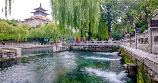 秋色满城 历下有约丨雨润泉城，双节同庆，天下第一泉邀您共赏烟雨诗画