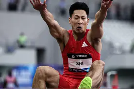 长三角国际田径钻石赛：石雨豪获得男子跳远冠军图片