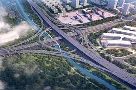 上海：外环西段交通功能提升工程加速推进图片