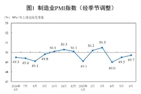 6月份中国制造业采购经理指数为49.7% 制造业景气水平继续改善图片