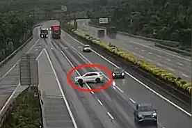 高速公路横着走？扣9分！图片