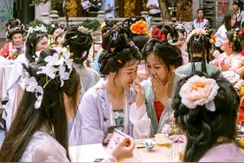 悠游番禺余荫山房，近百位汉服美女裙裾飘飘走进《诗经》图片