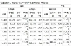 V观财报｜长城汽车8月产量降16.10% 欧拉产销量“腰斩”图片