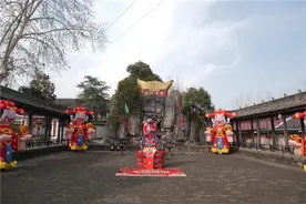 新春必打卡!赤滩古镇财神文化广场点旺新年财运图片