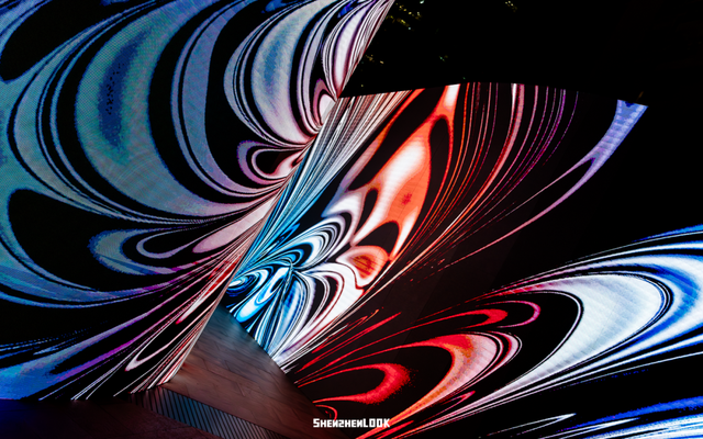 不愧是南山！深圳湾夜景彻底变了，光影艺术季来了