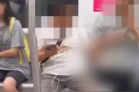 女子地铁上触摸大爷身体？杭州地铁回应图片