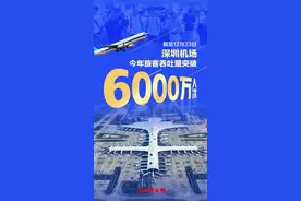 海报｜深圳机场年旅客吞吐量突破6000万人次图片