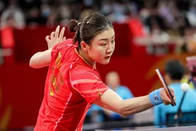 中国香港选手朱成竹：我很喜欢陈梦，但确实打不动她图片