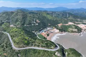 三澳核电站联网工程全线贯通图片