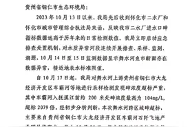 湖南怀化发函：有企业偷排致河水砷指标异常，铜仁：涉事企业找到，已采取措施图片
